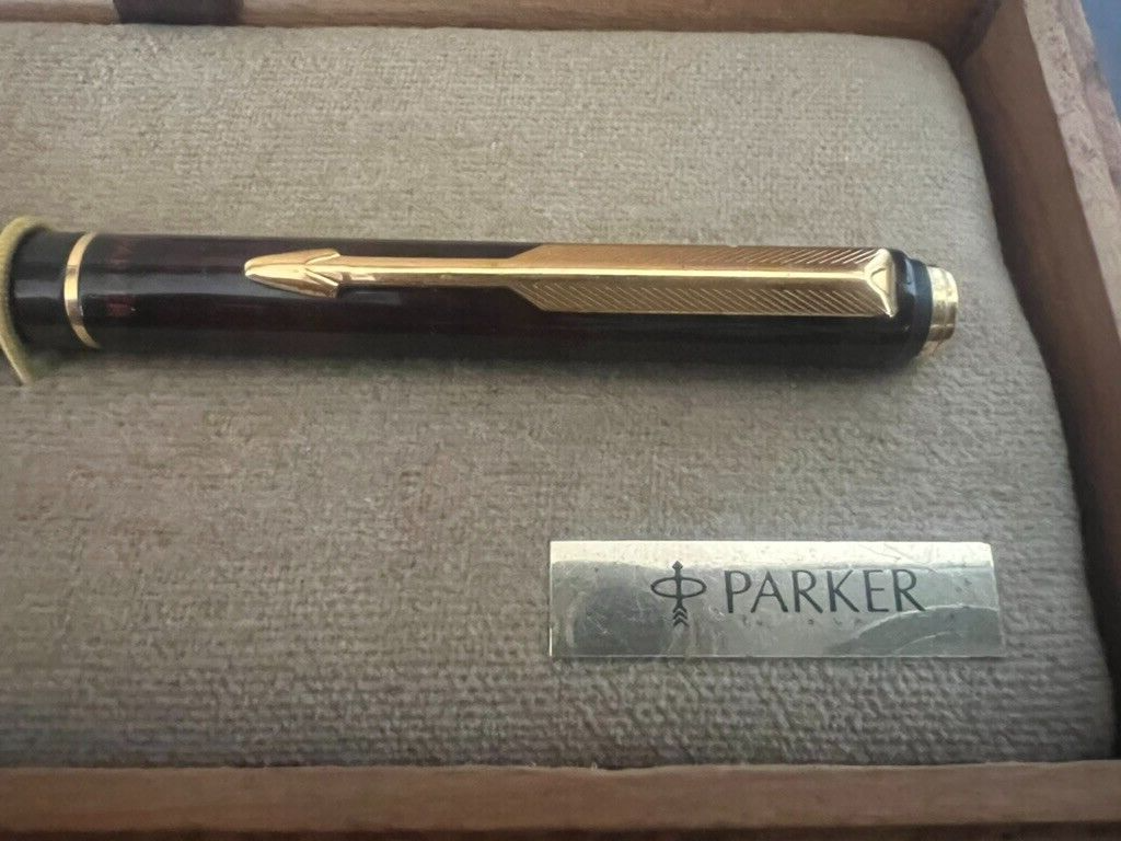 🔴 PARKER 180 mechanical pencil lacquer writes with case 