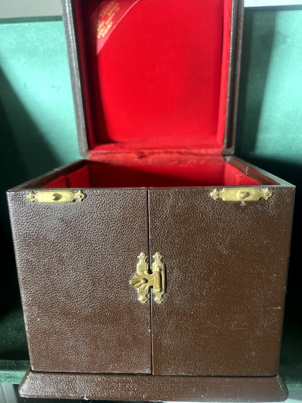 Boîte de Montre Cappuccina Paris Articles Prédicateur Ceinture Velours Vintage