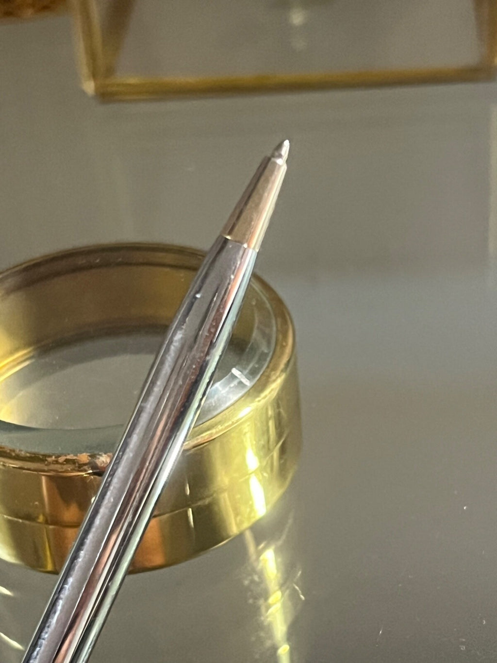 🔴 RAI penna sfera cromata con cavallino rampante italiana vintage 80 SCRIVE