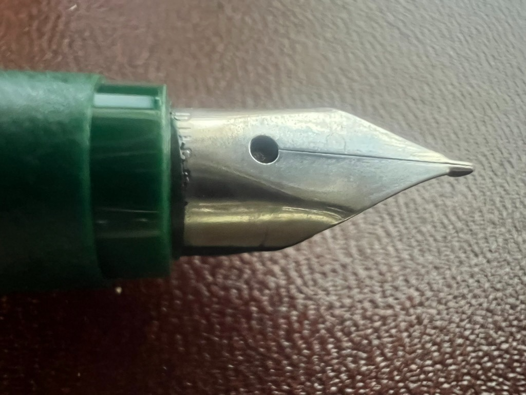 🔴 NOREX penna stilografica Bonnie Bonnets verde a cartuccia vintage