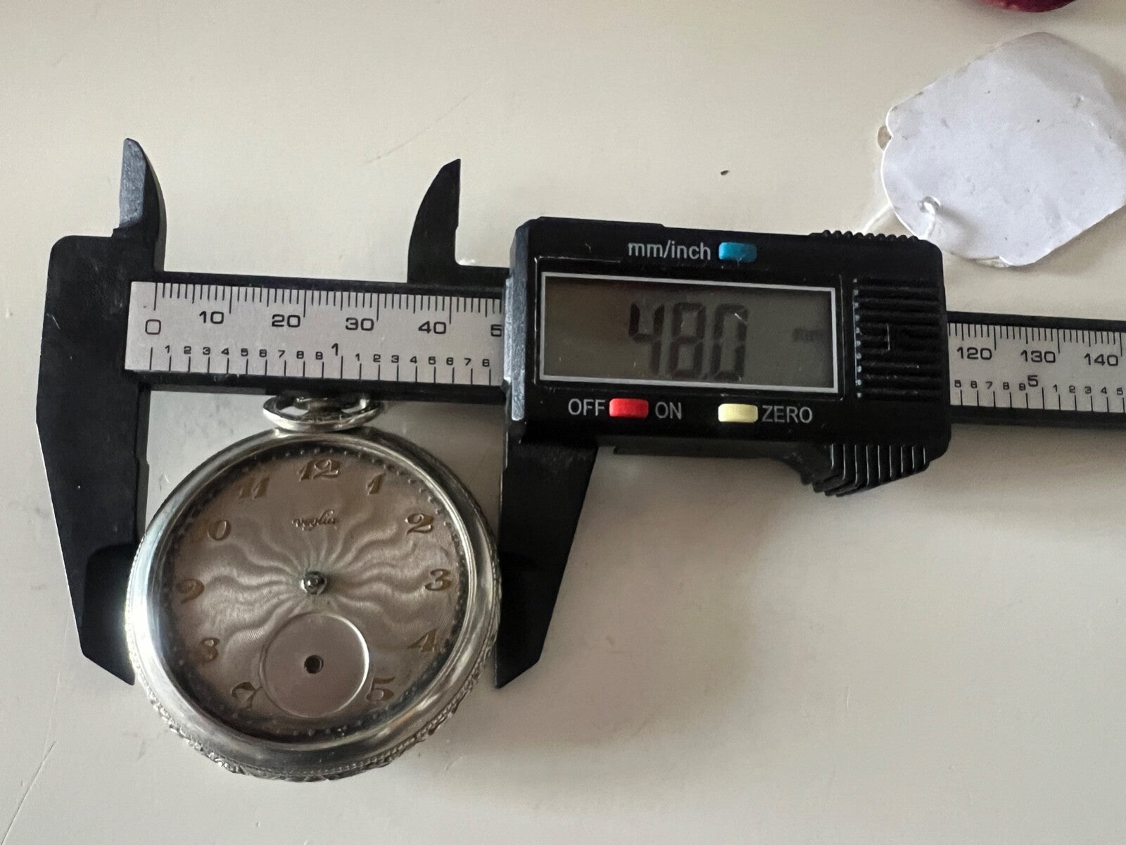 🔴 VEGLIA Herren-Taschenuhr mit Handaufzug, Überholung, Vintage-Teile 