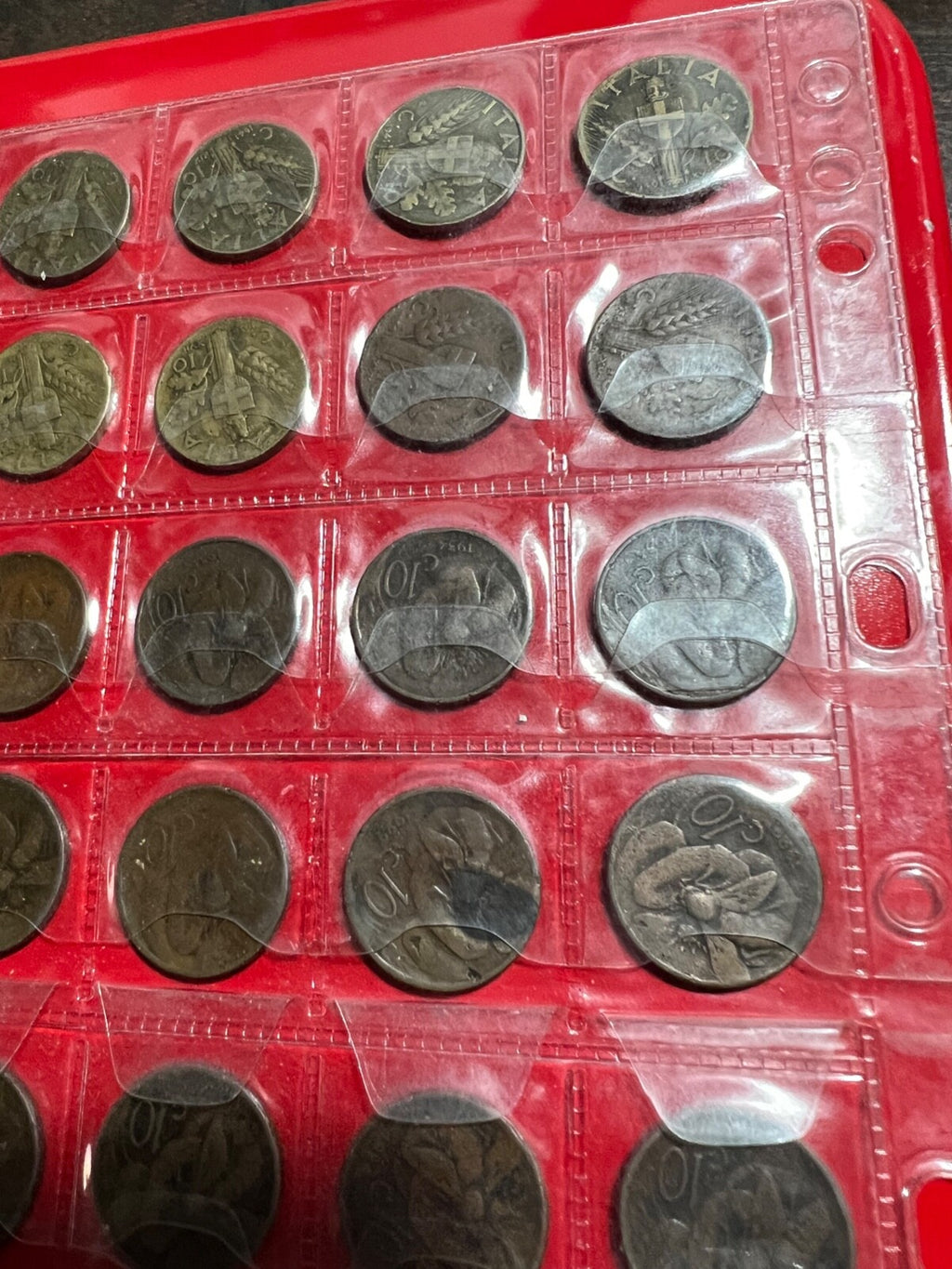 Monnaies 10 Cents Vittorio Emanuele Abeille 28 Pcs Et Spiga 14 Pcs Partir 1930