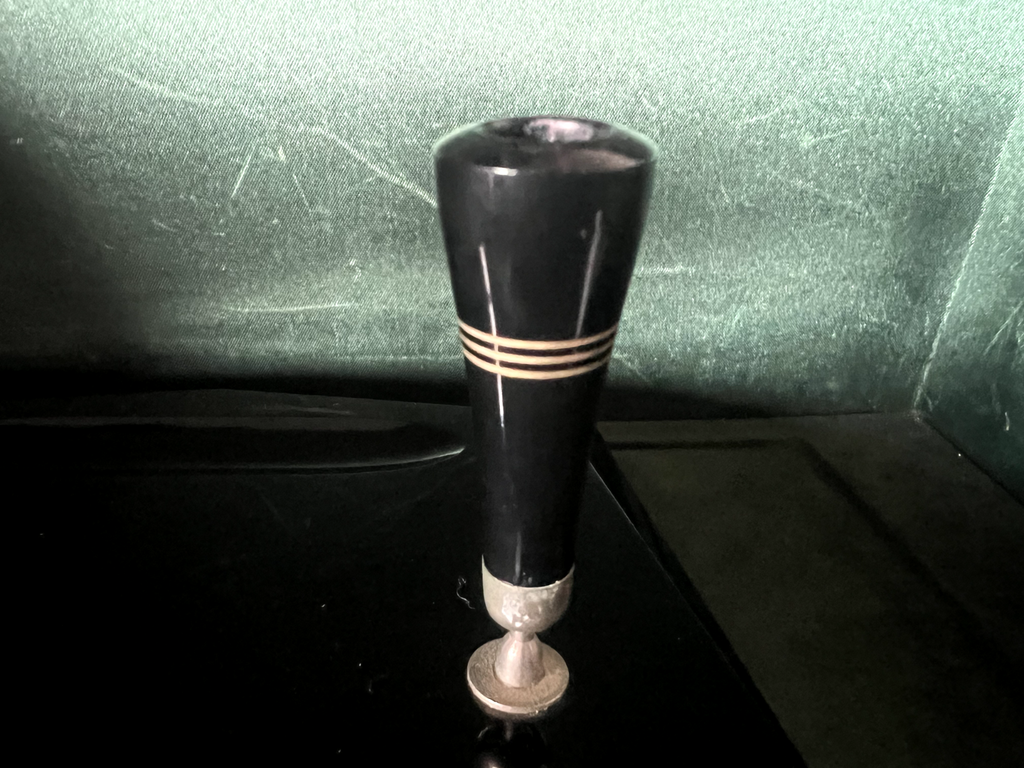 OMAS Onyx Black Fountain Pen Desk Holder Vintage 2 Places