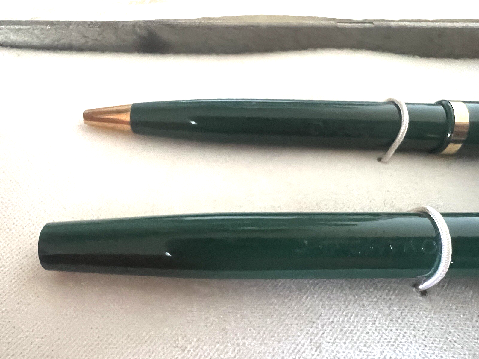 OMAS Green Füllfederhalter Studio C 14K GOLD Feder und Kugelschreiber Vintage 
