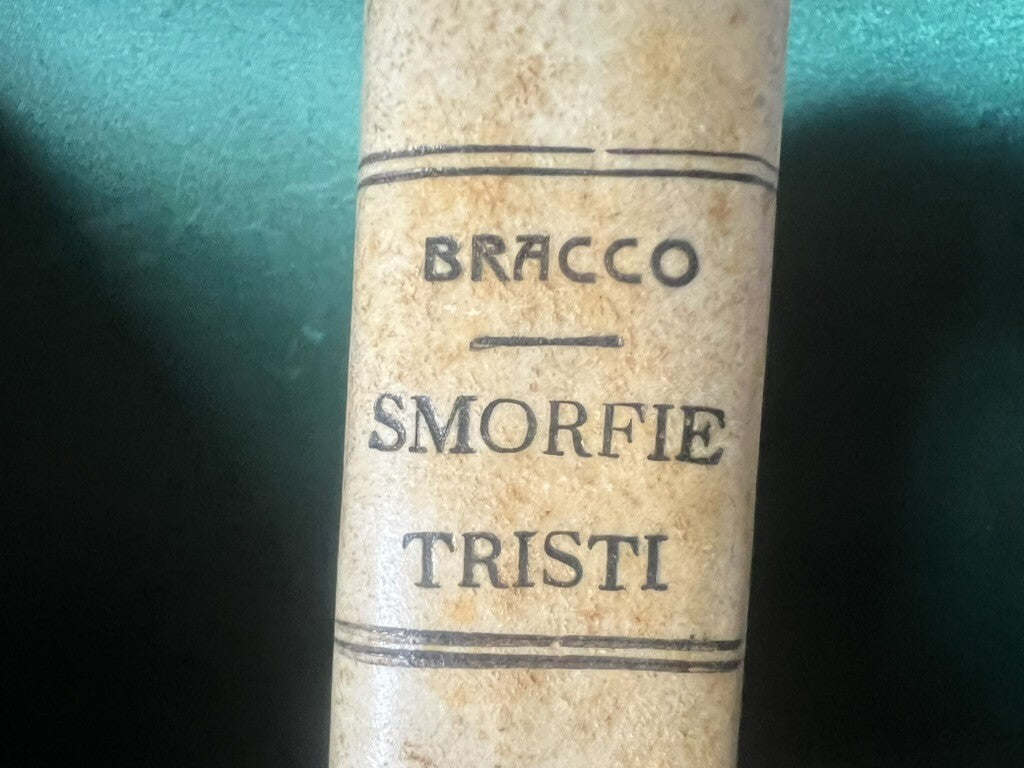 🔴 Libro SMORFIE TRISTI Roberto Bracco Editore Remo Sandron