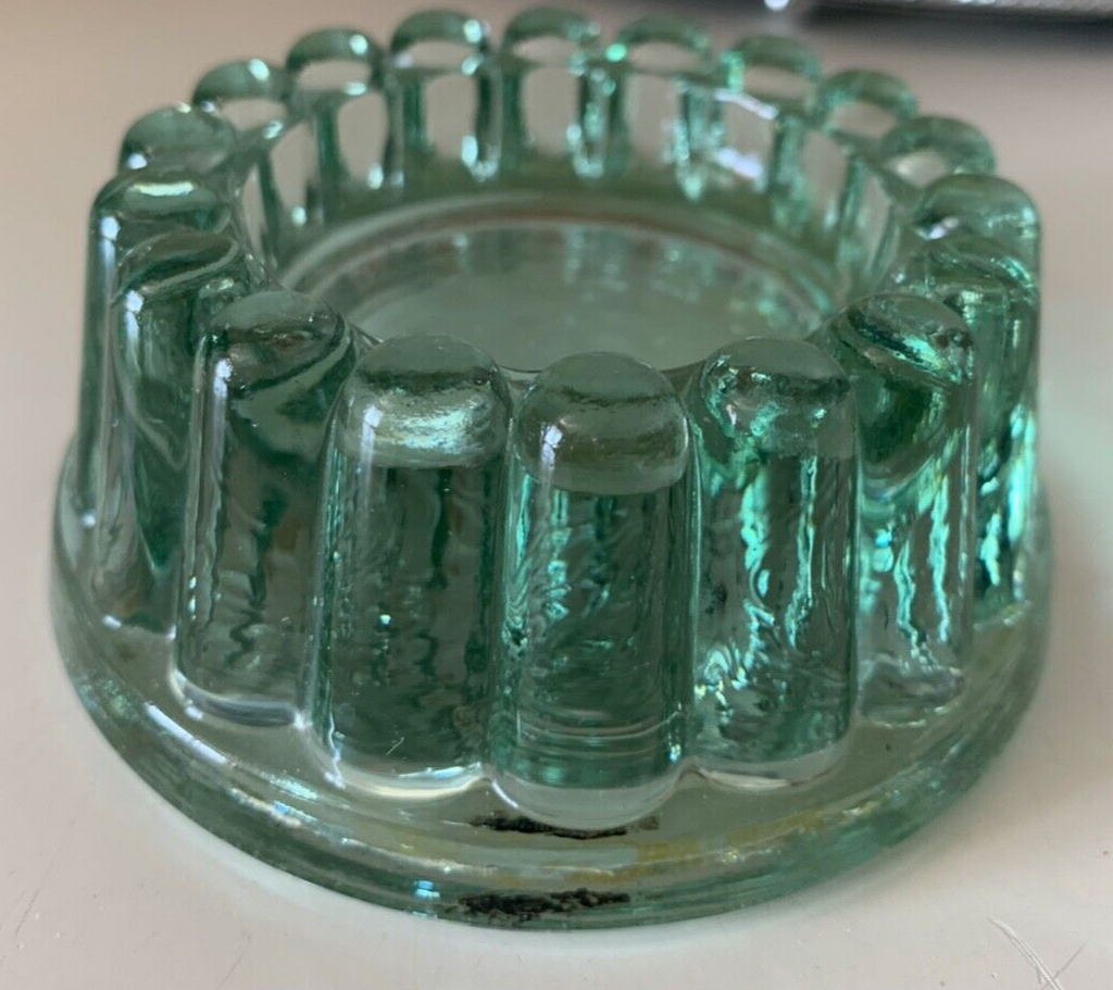 Porte- Pointes Agrafeuse de Bureau Verre Fleur Effet Diamant Vintage