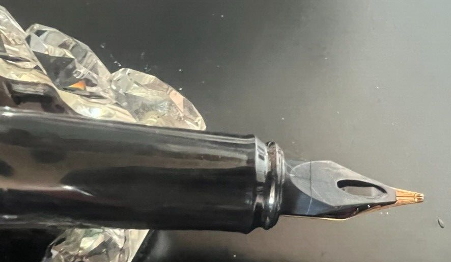 Pelikan G0 Stylo-Plume Stylo à Plume à Cartouche Doré Écrit Vintage 
