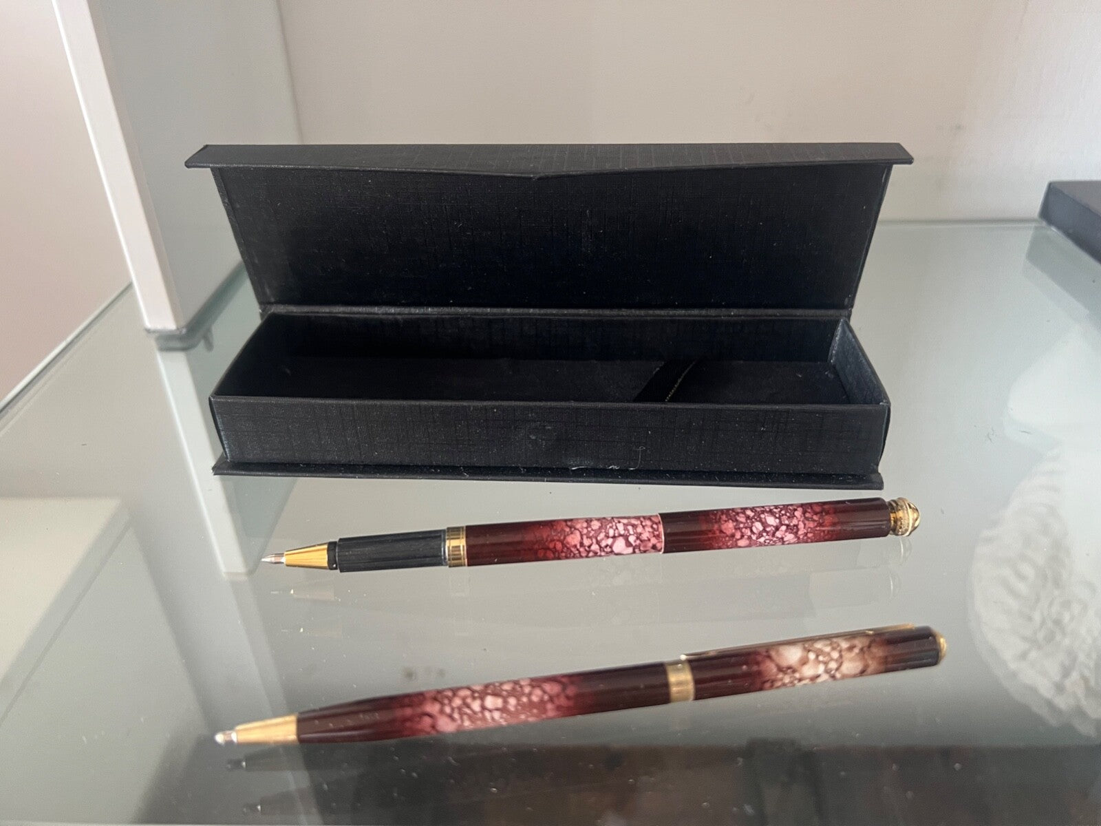 Zola Mark II Stylo-Plume Sphère + Roller Laque Marbrées Scrivono Vintage