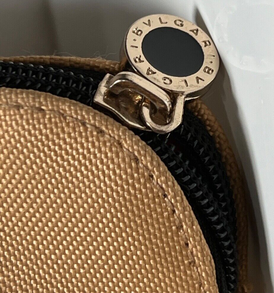 🔴 BULGARI pochette Alitalia porta IPAD organizer viaggio tessuto champagne L26