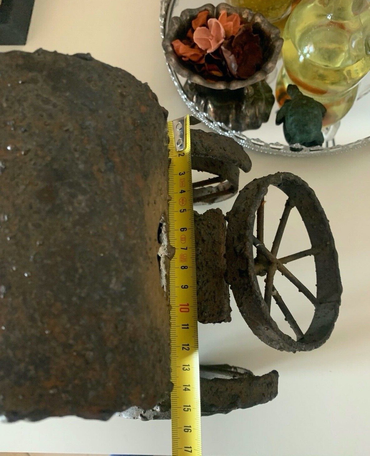 🔴 FORD T auto modellino in FERRO massiccio FORGIATO A MANO kg 3.100 vintage