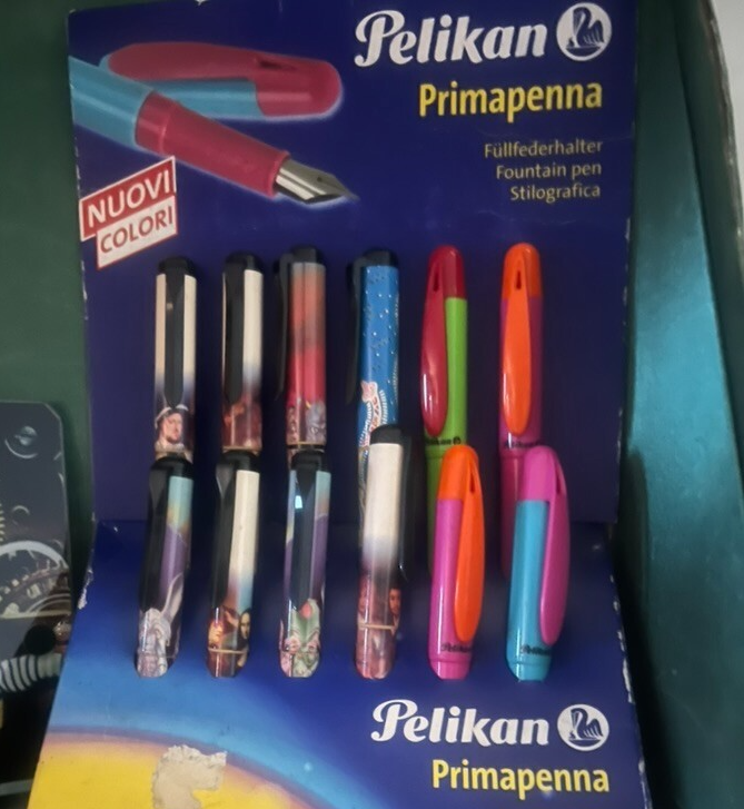 🔴 PELIKAN Moovie Film Blue Snake Füllfederhalter, unbenutzt, Vintage 