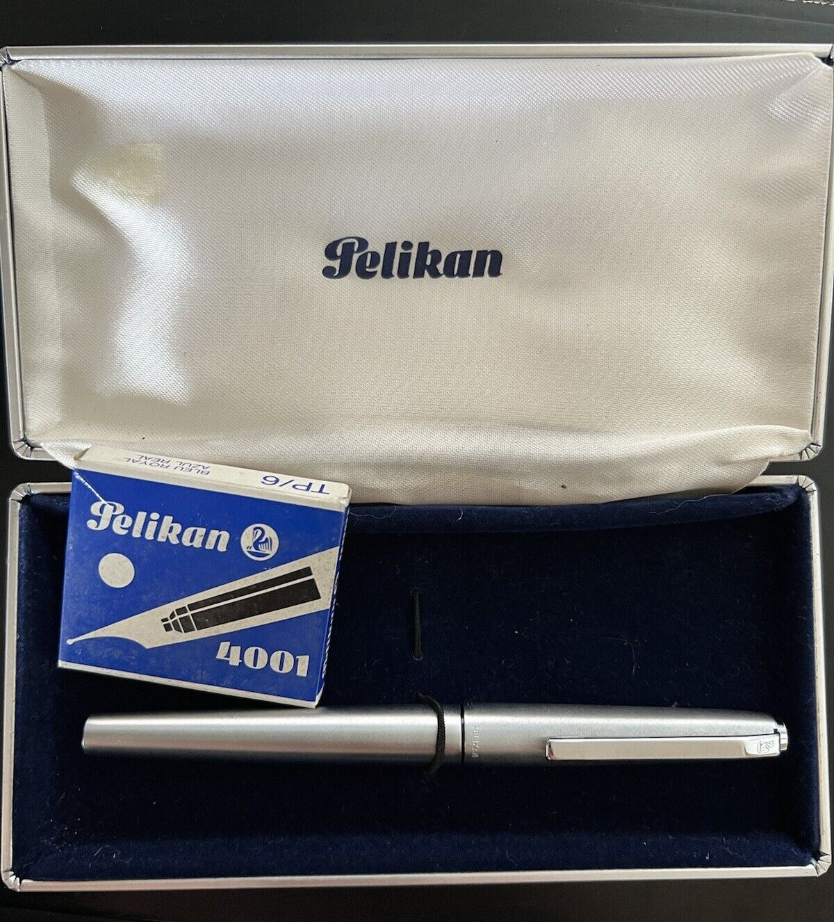 🔴 PELIKAN P478 penna stilografica Silverstar cromata a cartuccia vintage 1970