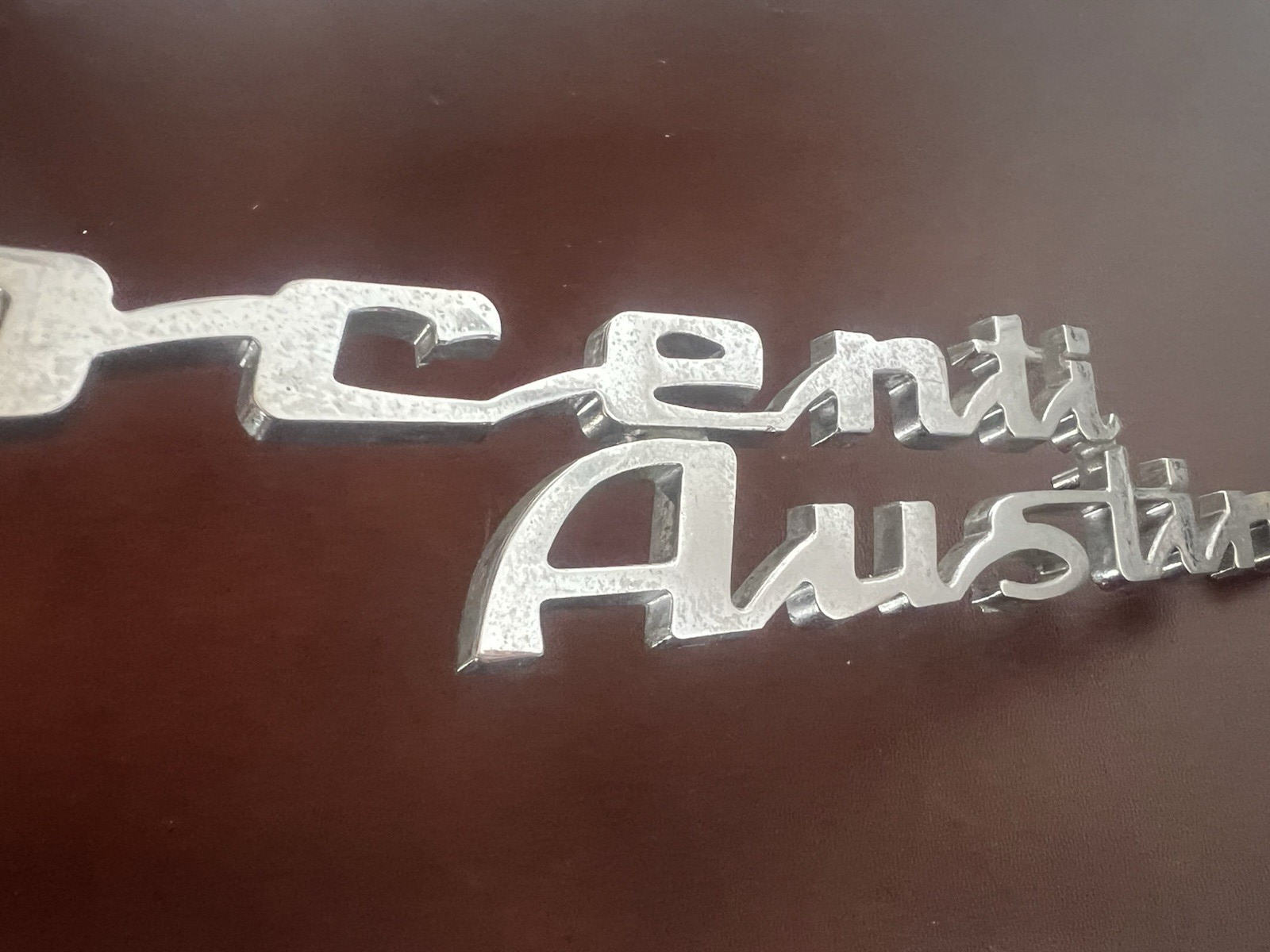 Emblema INNOCENTI AUSTIN Auto Logo GRANDE ORIGINAL