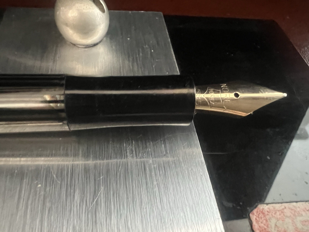 Norex Stylo-Plume Stylo à Plume Porte-Plume Or 14 KT M Bureau Support