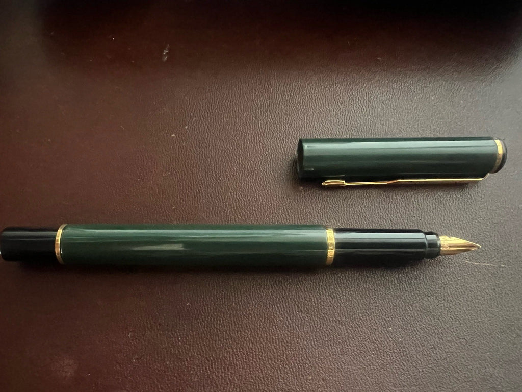 Parker Pen Fountain Pen Rialto Lacquer Green English Cartridge A Marking