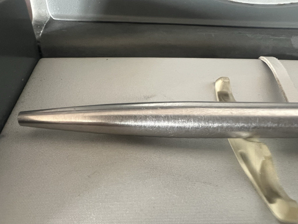 Parker Stylo-Plume Sphère Insignia N Chrome Satiné Avec Trousse Vintage 