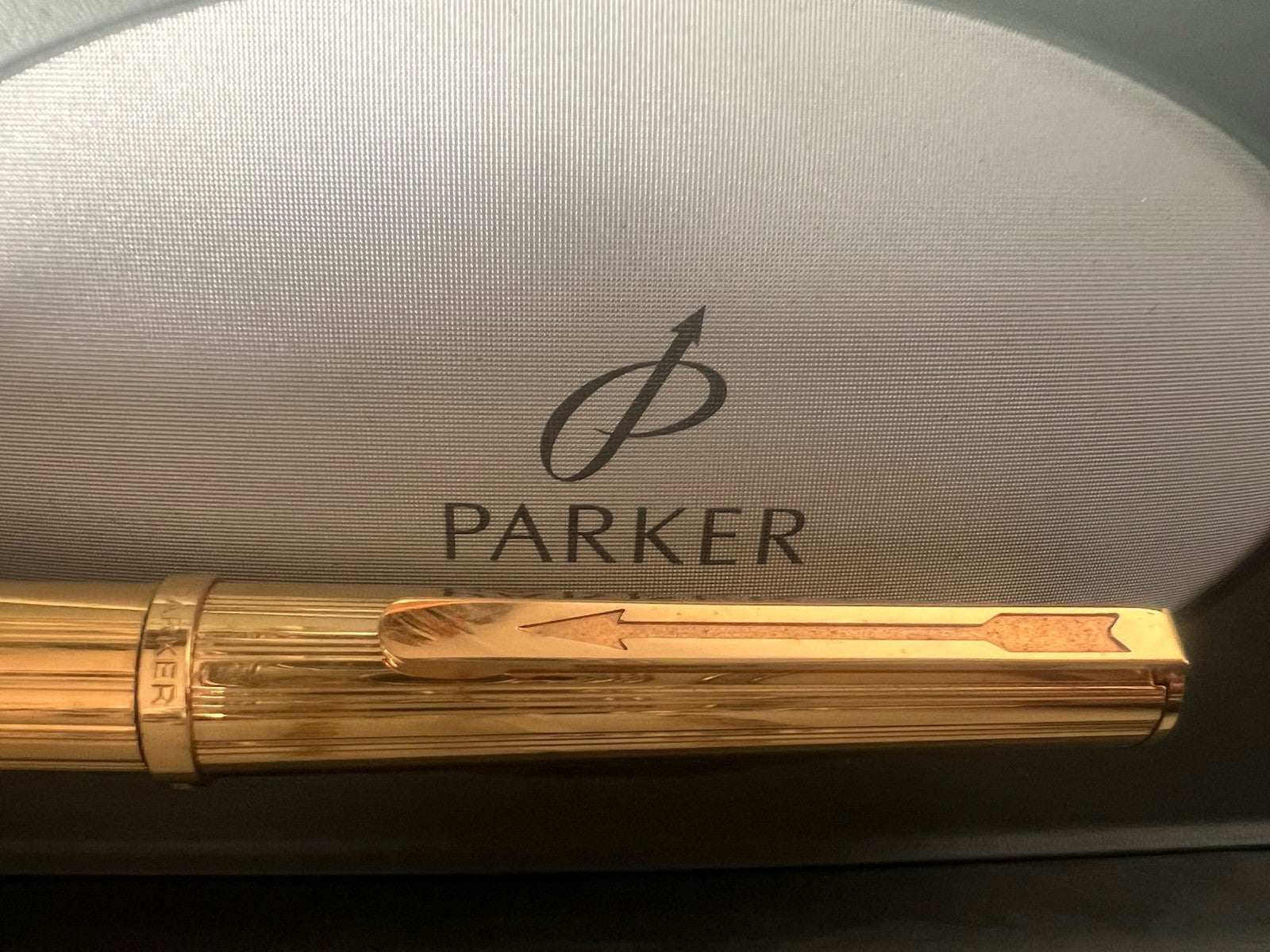 🔴 PARKER 85 penna stilografica placcata oro a cartuccia con garanzia astuccio