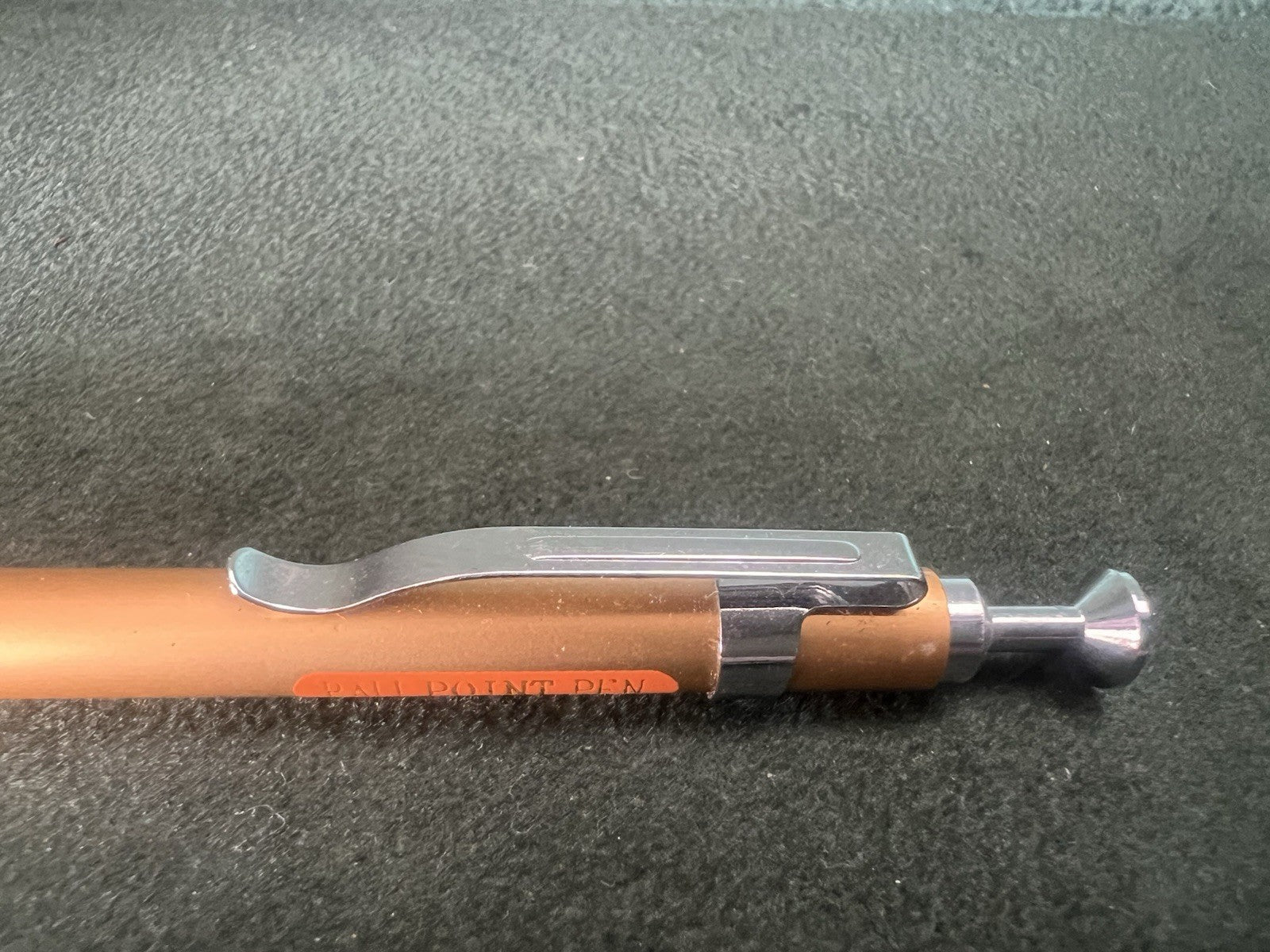 🔴 OSAMA penna sfera lacca Beverly e cromata pulsante a scatto scrive vintage