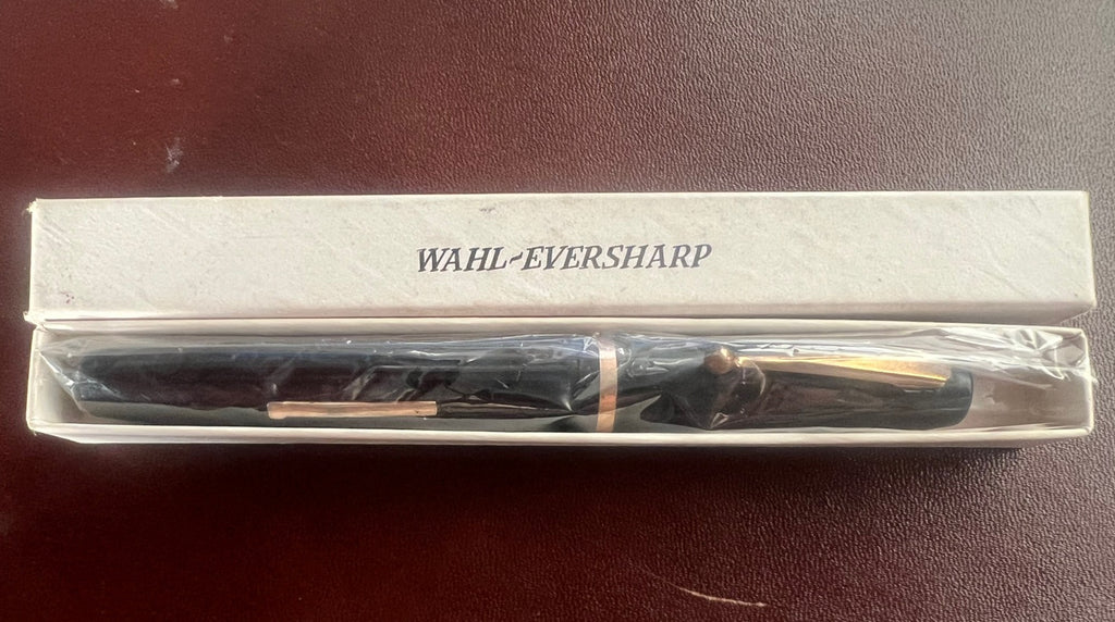 Eversharp Stylo-Plume Stylo à Plume Levier Celluloid Oxford Penn Or Old Écrit 