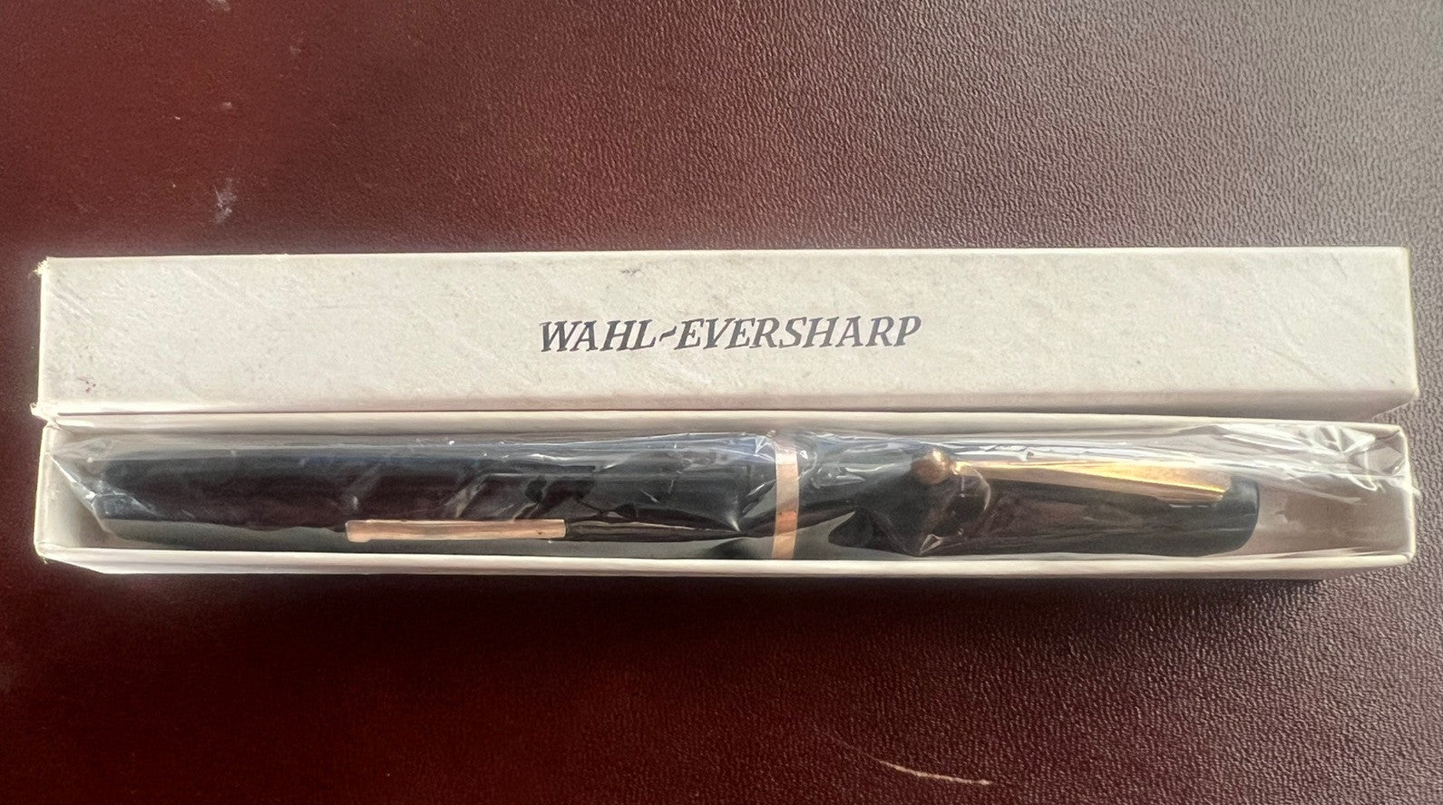 Eversharp Stylo-Plume Stylo à Plume Levier Celluloid Oxford Penn Or Old Écrit 