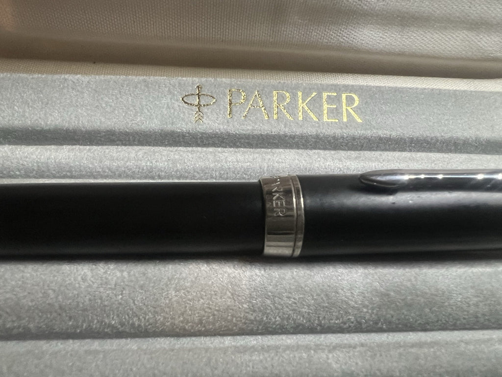 Parker Stylo-Plume Stylo à Plume Sonnet I III France Laque Noire Et Chrome M