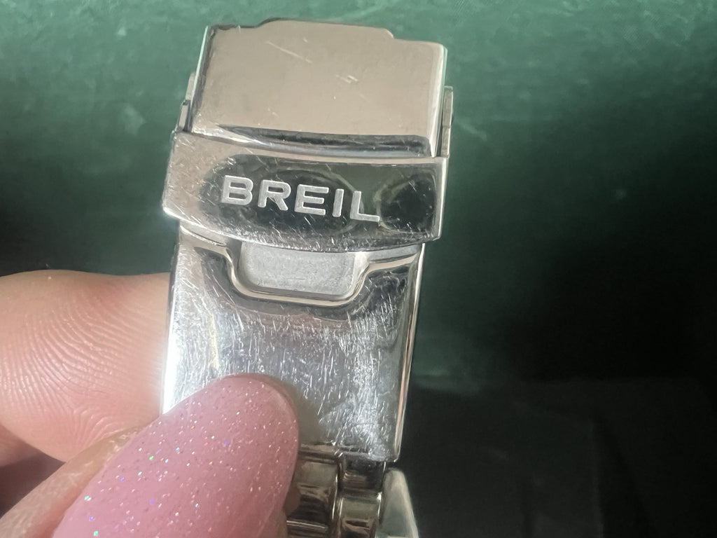 Breil Horloge Femme TW1132 Cadran Bleu Effet Nacre Étiquettes