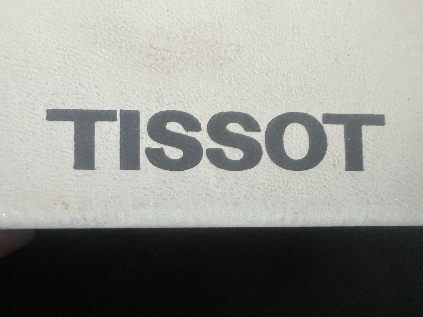 🔴 TISSOT box scatola orologio astuccio custodia cofanetto bianca vintage