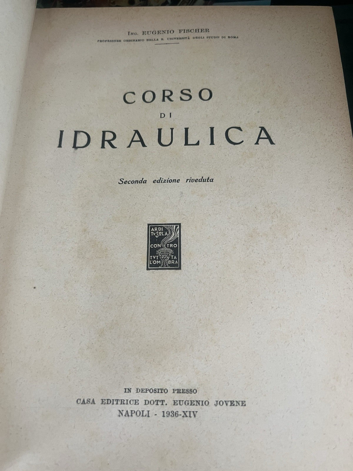 Livre Cours De Hydraulique Fisher Couverture Rigide Rouge Arts Mestieri 1936