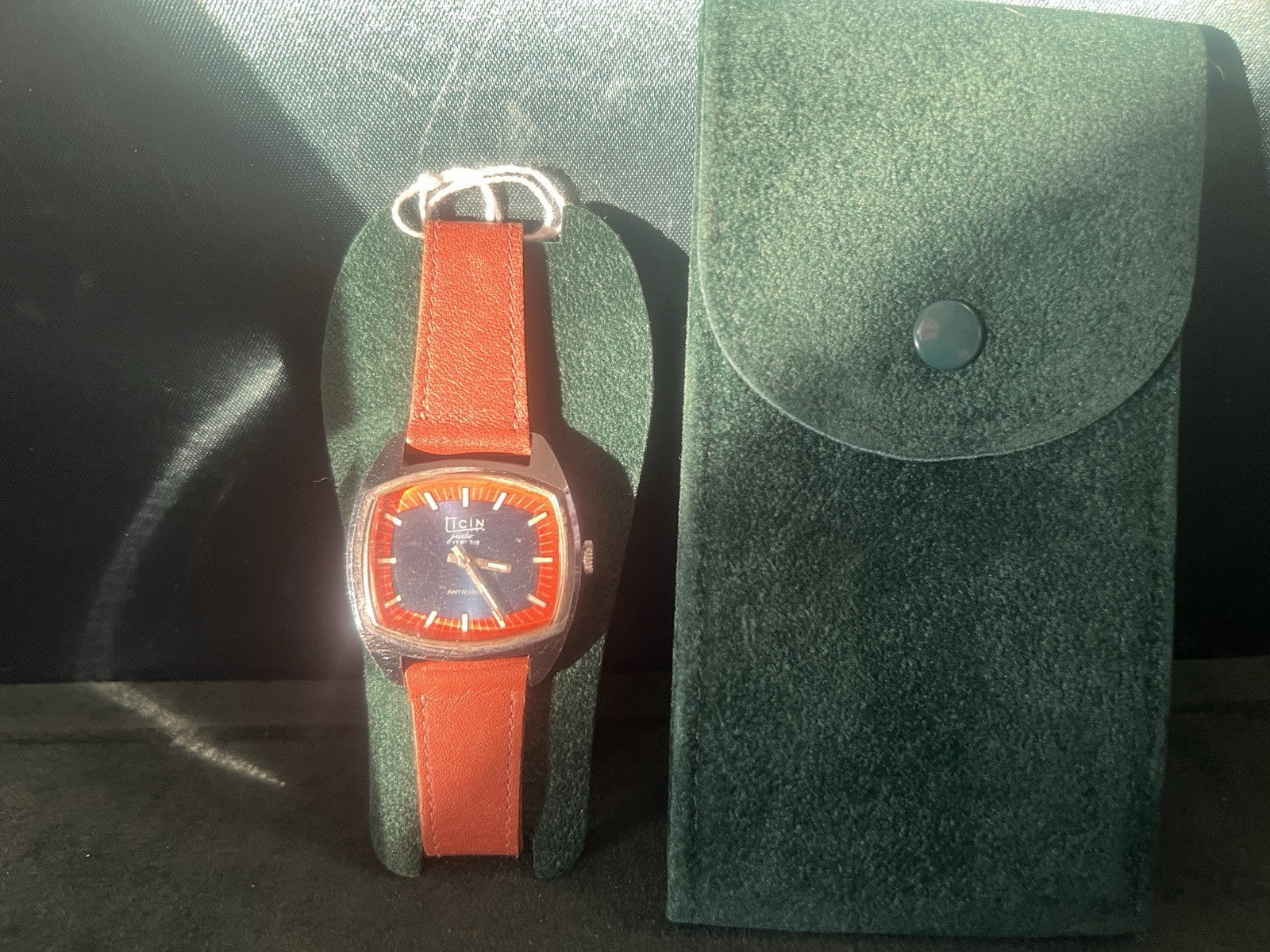 🔴 TICIN orologio uomo JUDO CARICA MANUALE funzionante vintage del 1950