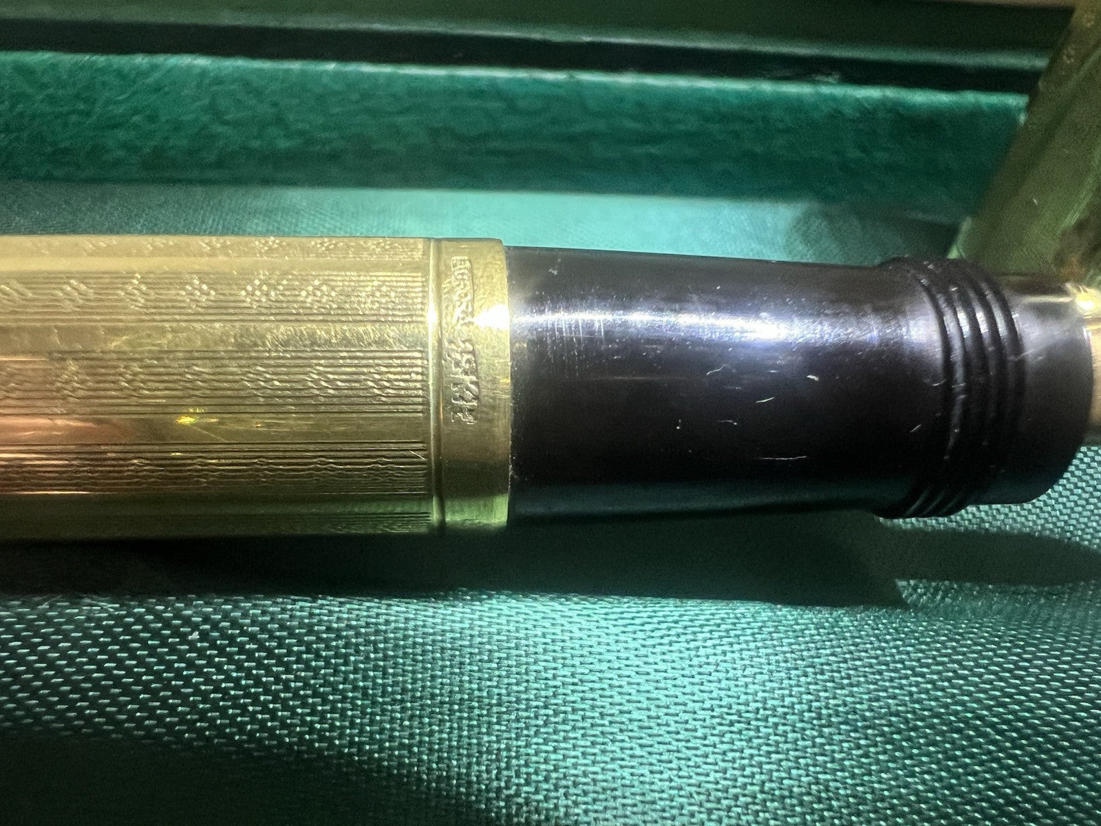 🔴 AURORA penna stilografica retrattile RA3 clip BASSORILIEVO funziona vintage