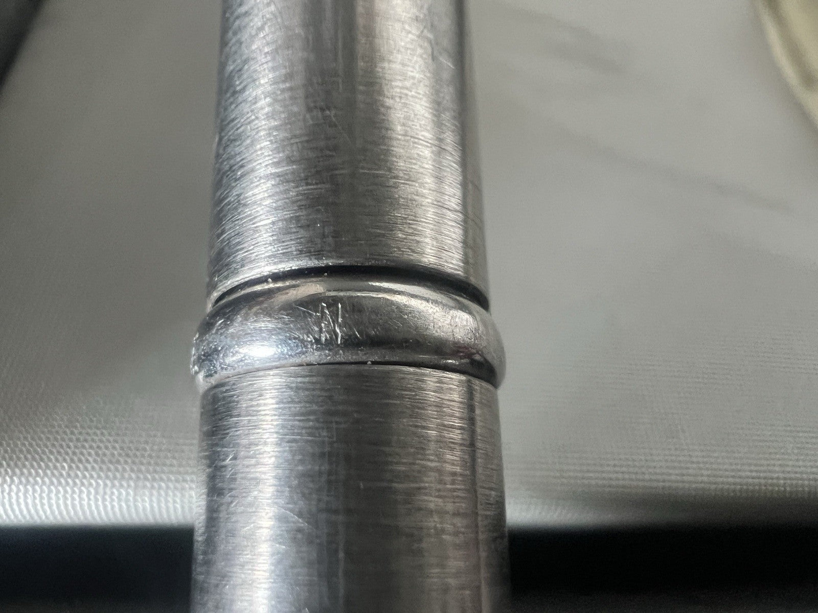 🔴 PARKER penna sfera Insignia N cromata satinata con astuccio vintage