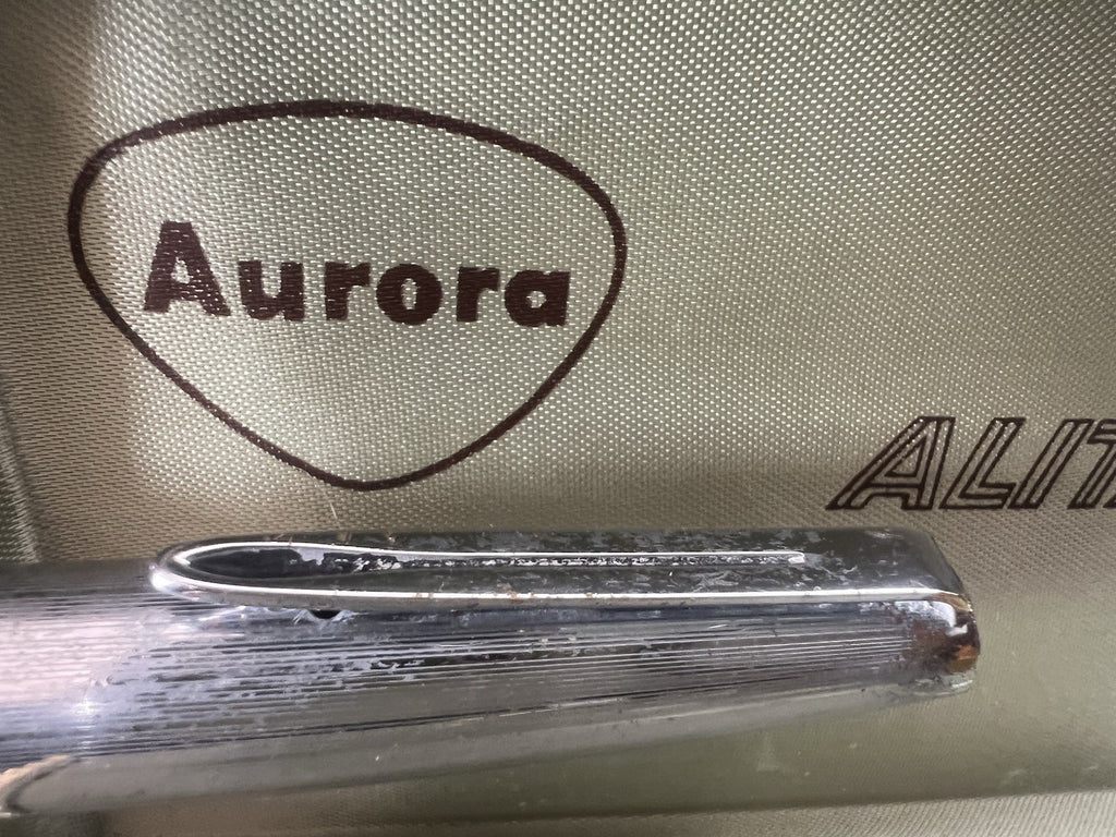 🔴 AURORA penna stilografica 88 P a pistone pennino ORO M scrive vintage B