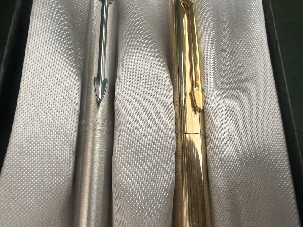 Parker Penne Sphère Imperial Classique Or Et Chrome Scrivono Avec Trousse 2