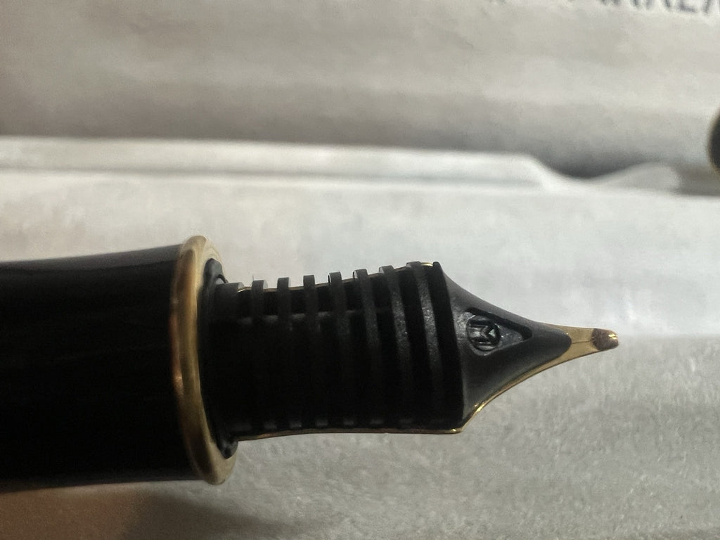 🔴 PARKER penna stilografica Sonnet P II Francia lacca e laminata oro pennino M