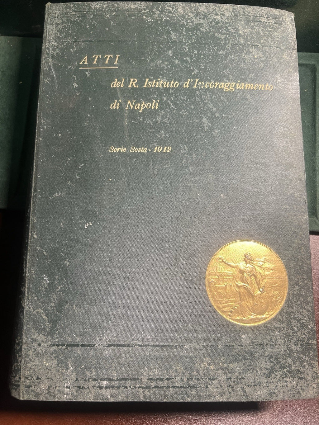 Livre Atti Institut Encouragement Naples Indispensable 6 Volume Lxiv Orig 1918