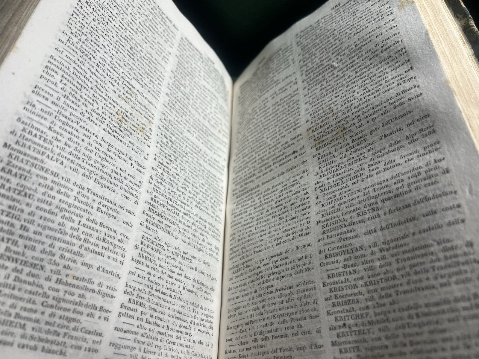 🔴 Libro DIZIONARIO GEOGRAFICO Malte Brun grande formato antico Firenze 1832