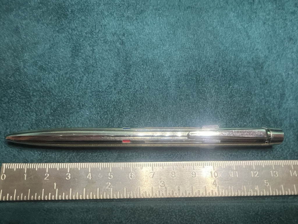 Columbus Stylo-Plume Sphère Plaqué oder 4 Farben Multi Blau-Schwarz-Grün-Rot 