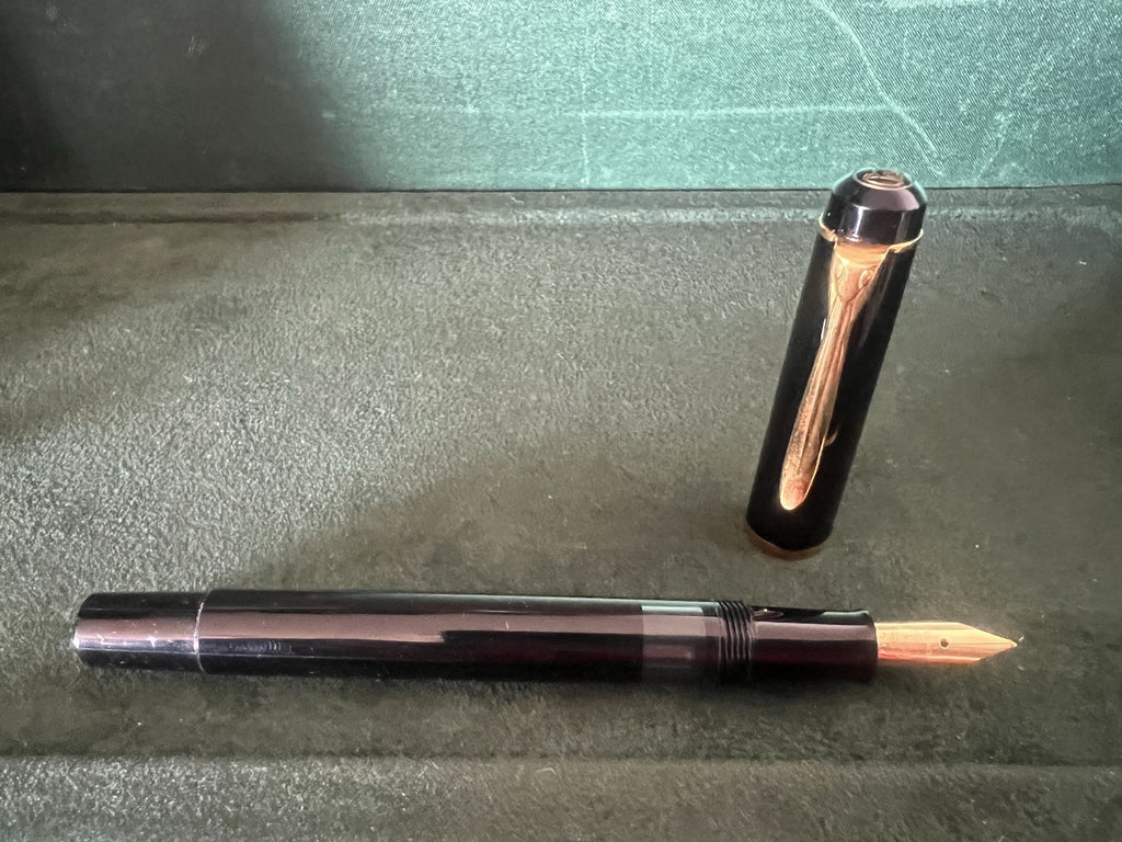 Pelikan Stylo-Plume Stylo à Plume Noire M250 Piston Transparent Om Garantie