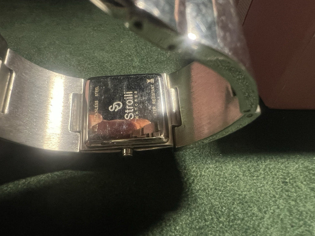 🔴 STROILI orologio donna bracciale B0456 acciaio al quarzo con strass