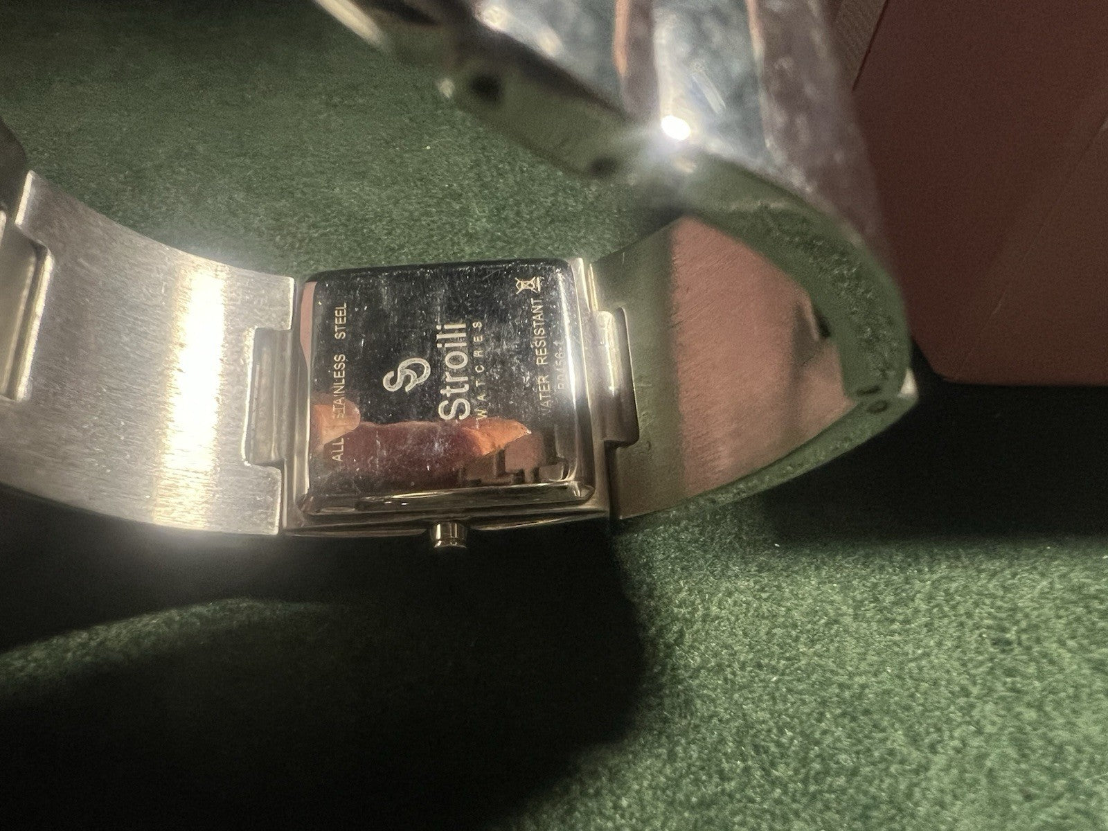 🔴 STROILI orologio donna bracciale B0456 acciaio al quarzo con strass