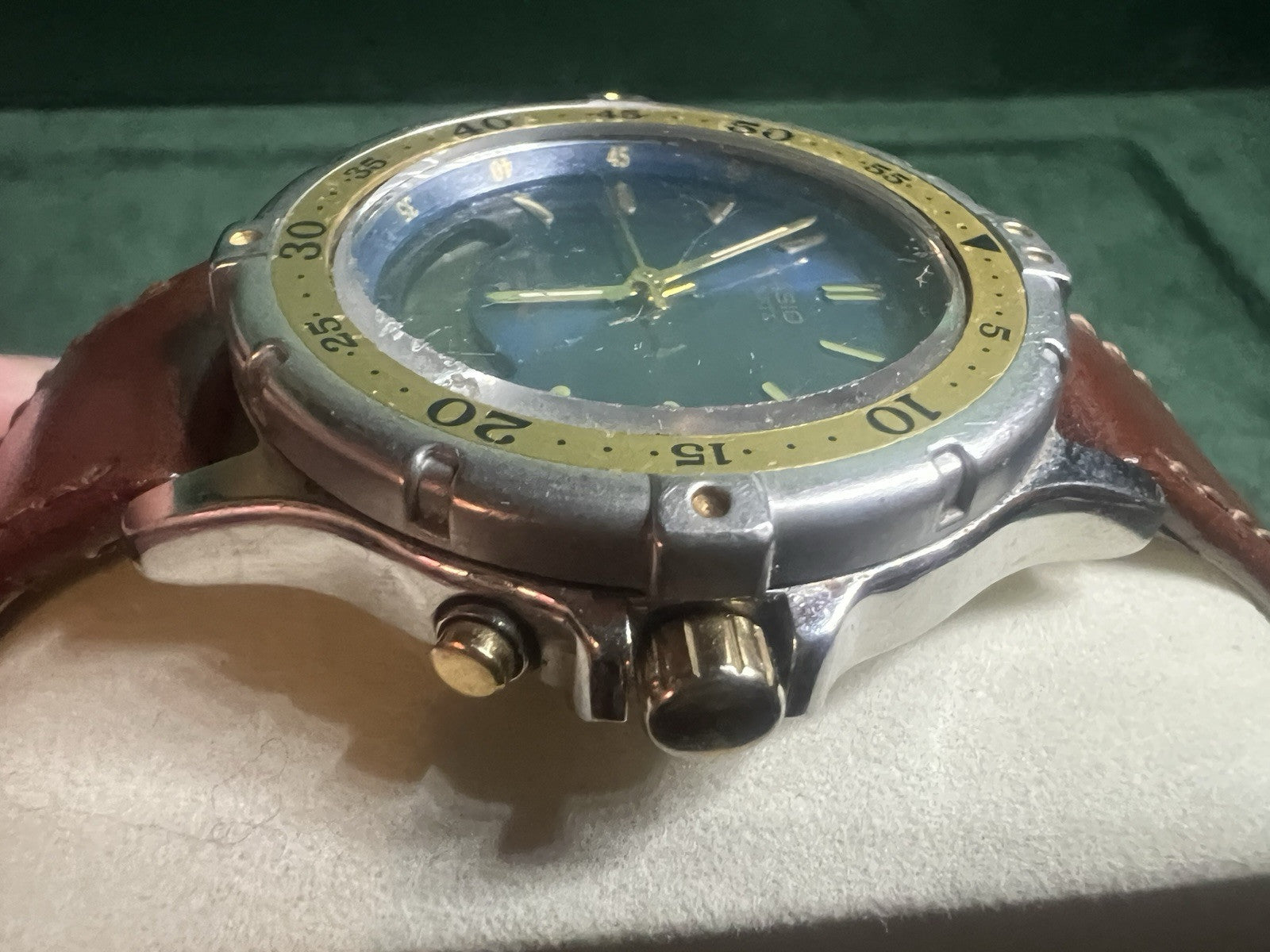 Casio Herrenuhr Digital Analog Quarz Funktioniert 