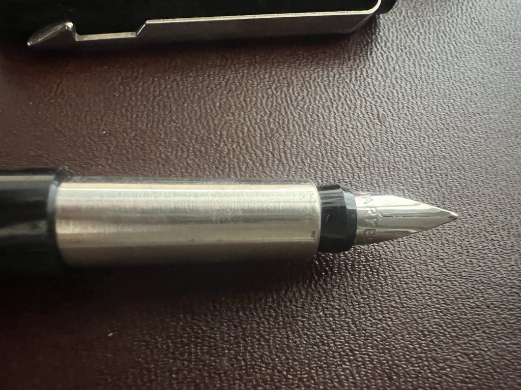 🔴 PARKER penna stilografica e sfera nere Vector scrivono vintage
