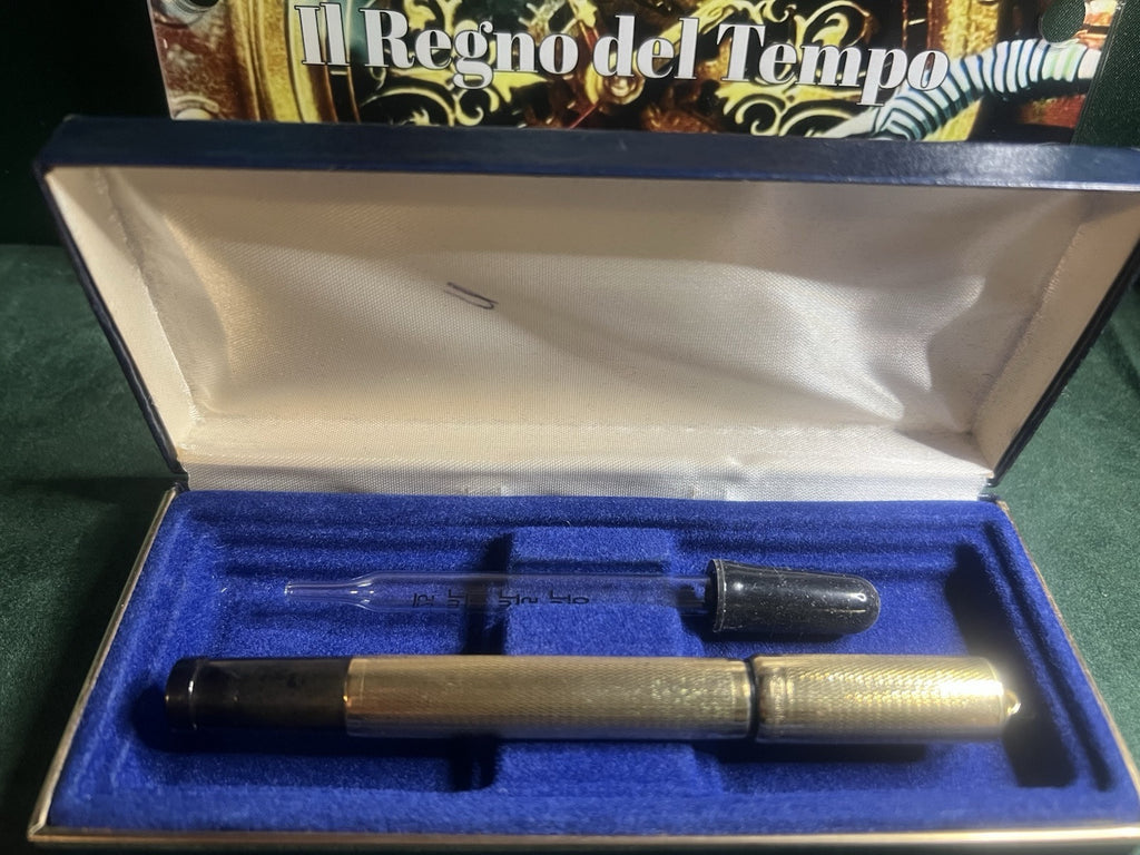 🔴 WATERMAN'S penna stilografica retrattile pennino ORO funziona vintage F