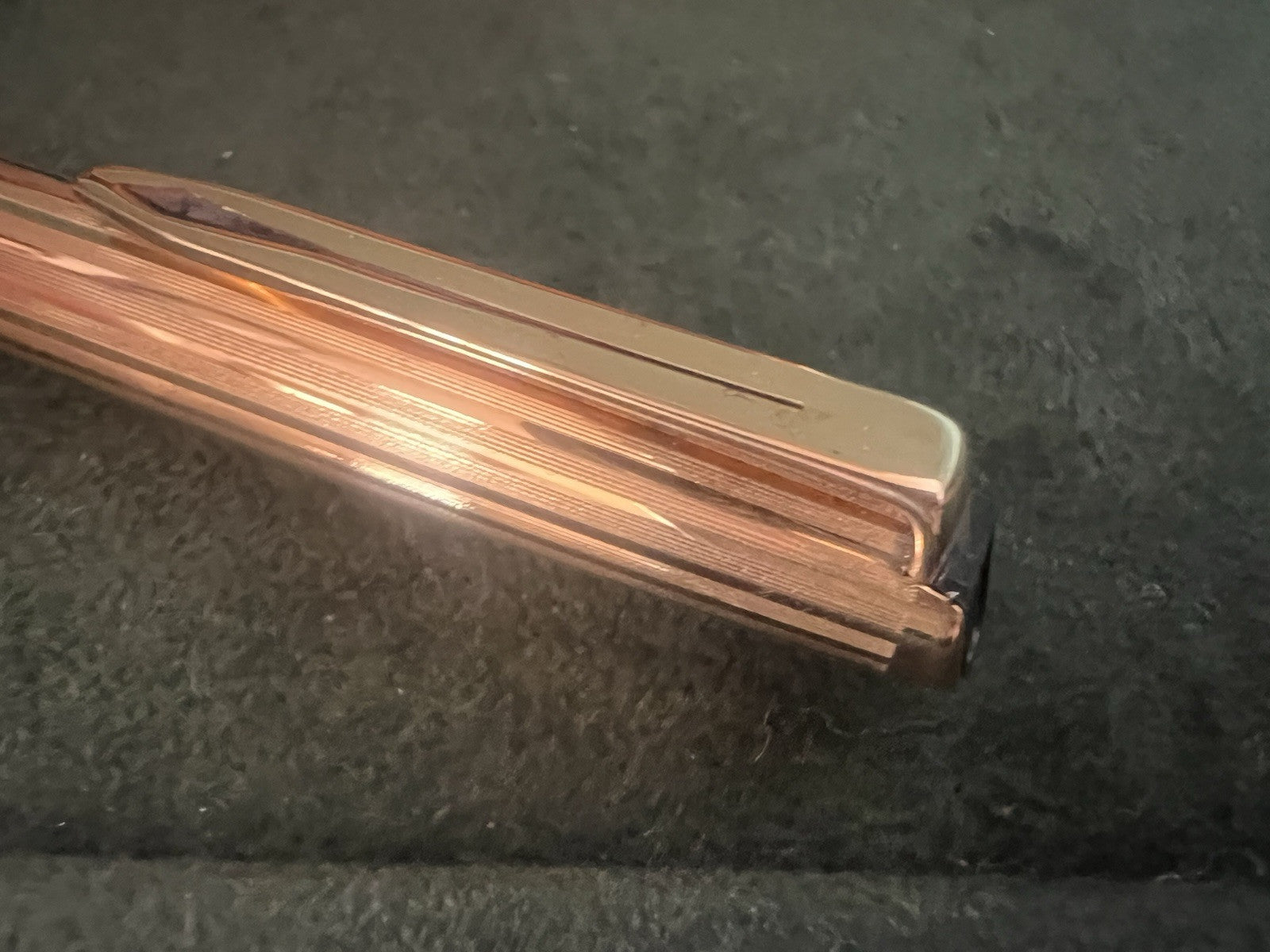 Aurora 98 Stylo-Plume Sphère Plaqué Or 22 KT Utilisé Garantie Écrit Vintage