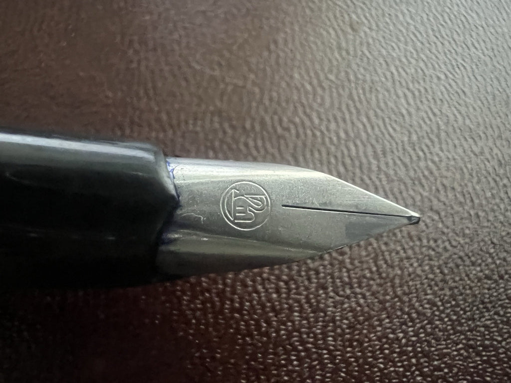🔴 PELIKAN penna stilografica Pelikano NERA con cartucce scrive vintage
