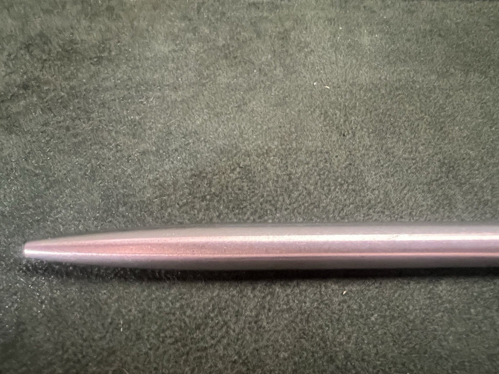 🔴 OMAS penna sfera cromata pulsante a scatto scrive vintage