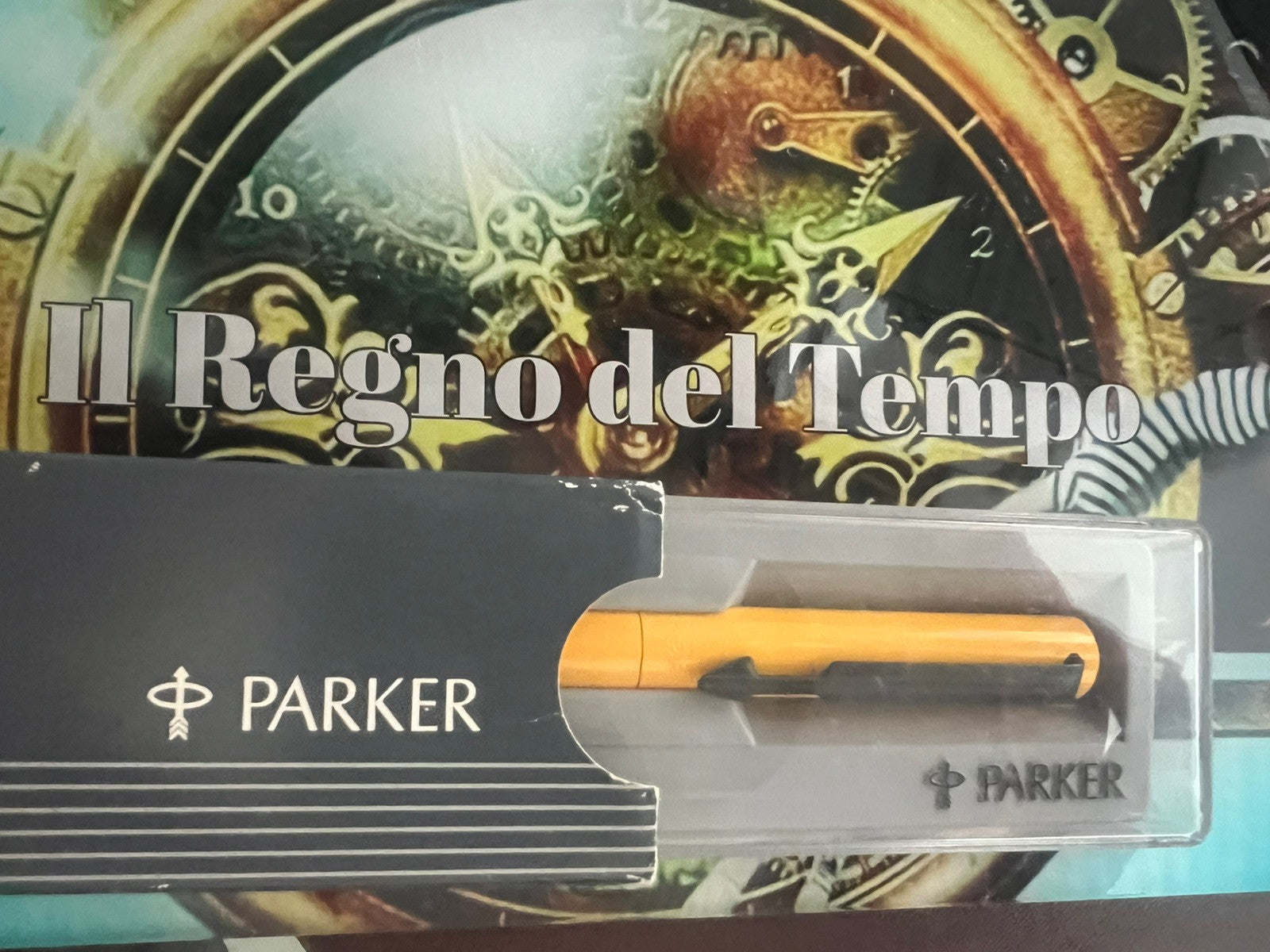 Parker Pen Sphere Roller Vector Yellow Marking with Box Never Used Vintage