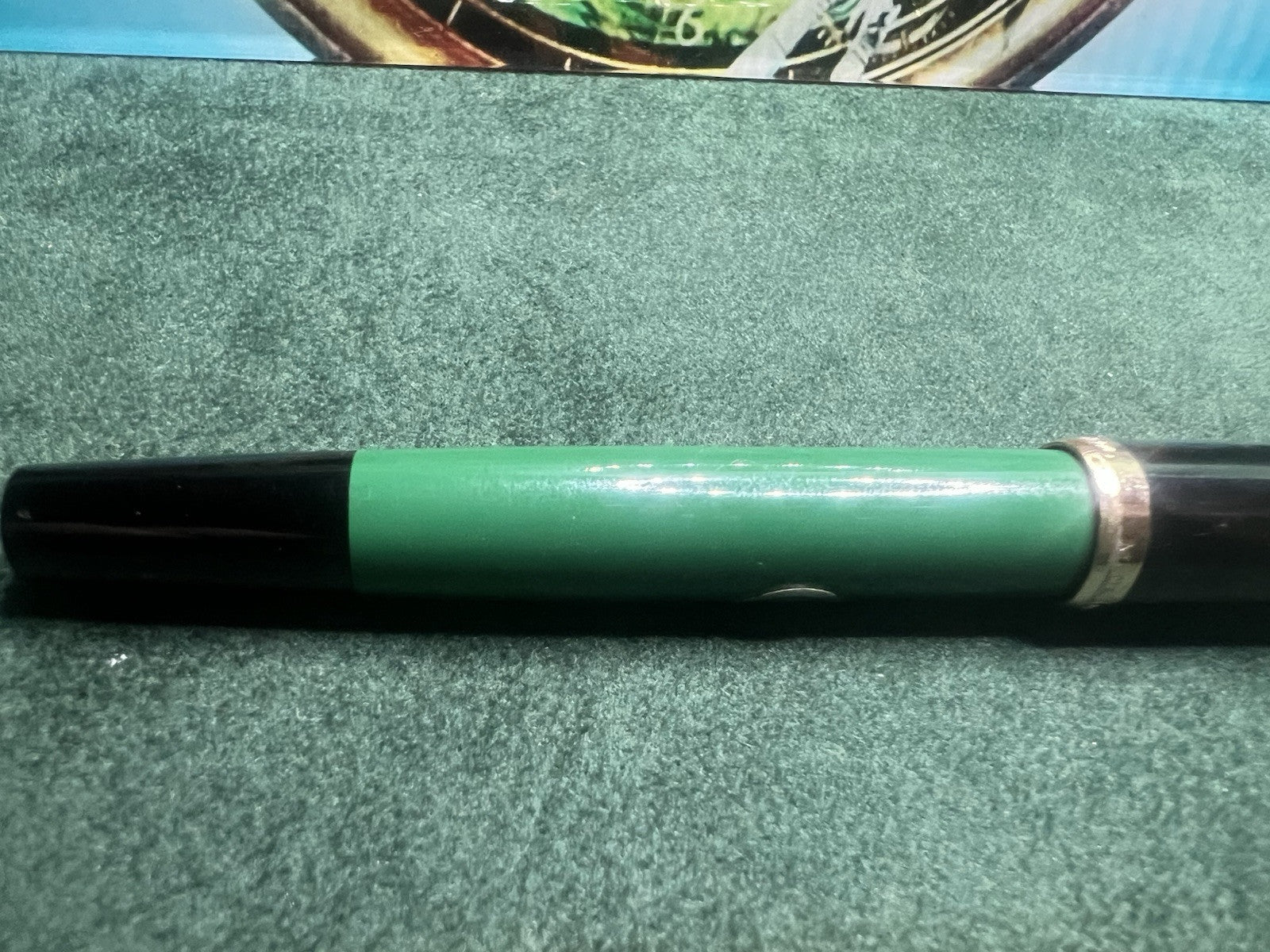 Reform Stylo-Plume Stylo à Plume Vert Noire À Piston M Écrit Vintage