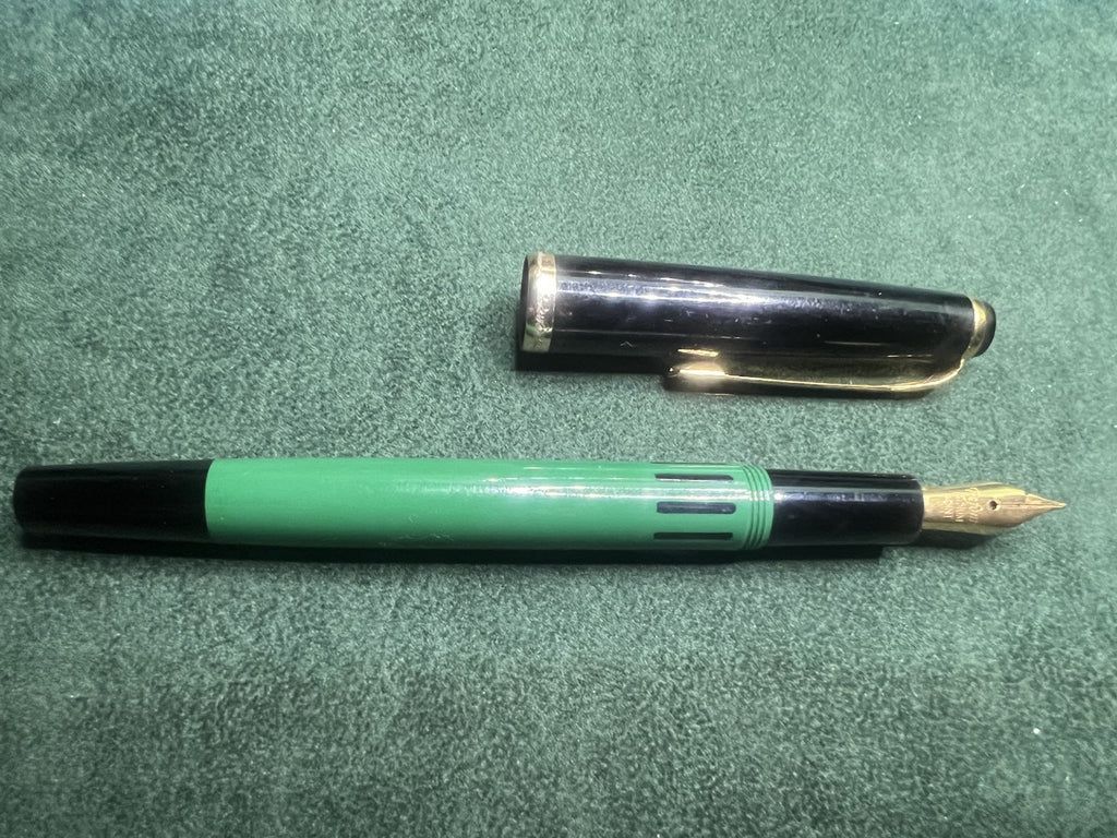 Reform Stylo-Plume Stylo à Plume Vert Noire À Piston M Écrit Vintage