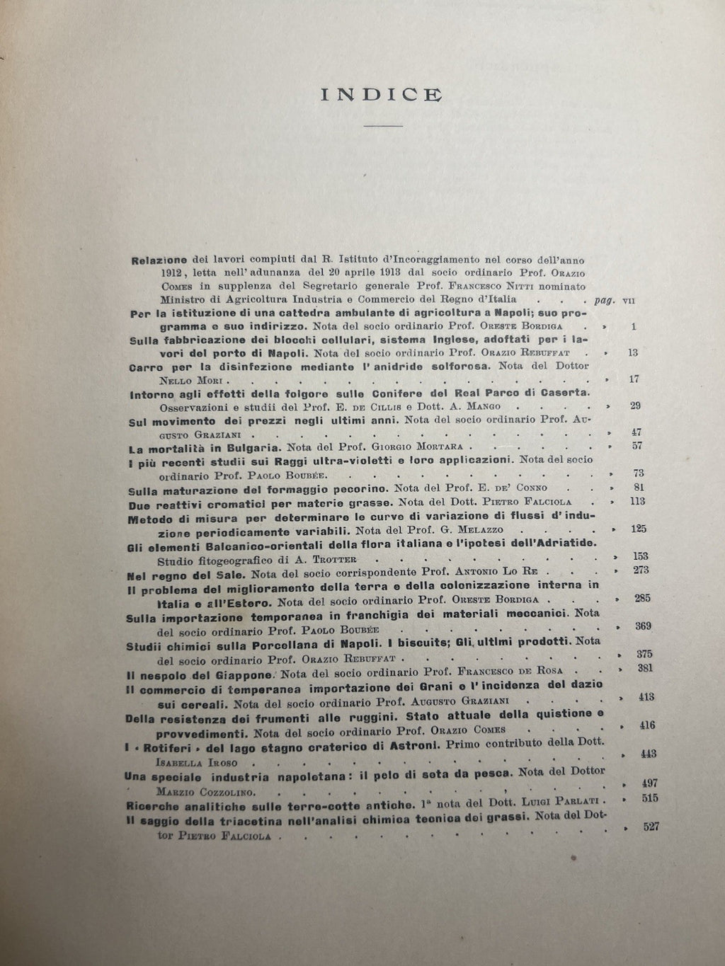 🔴 Libro ATTI ISTITUTO INCORAGGIAMENTO NAPOLI seri 6 volume LXIV originale 1918